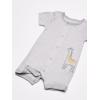 imageSimple Joys by Carters Baby 3Pack Snapup RompersAqua Blue Forest AnimalsGrey Mini StripeWhite
