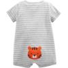 imageSimple Joys by Carters Baby 3Pack Snapup RompersMini StripeStripeWhale