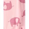imageSimple Joys by Carters Baby Girls 3Pack Cotton Sleeper GownLight Pink BunnyWhite RainbowElephants