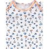 imageSimple Joys by Carters Unisex Babies LongSleeve BodysuitBlueGrey HeatherNavy StripeOrangeWhite Sailboats