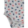 imageSimple Joys by Carters Unisex Babies LongSleeve BodysuitBlueGrey TrucksRed Stripe