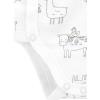 imageSimple Joys by Carters unisexbaby 5pack Side Snap Shortsleeve BodysuitGreenGrey Forest AnimalsLight Grey HeatherMint Green StripeWhite Llama