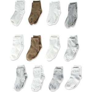 imageSimple Joys by Carters Baby Boys 12Pack SocksBrownGreyWhite