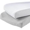 imageSimple Joys by Carters Baby 2Pack Cotton Changing Pad CoversWhite  Heather