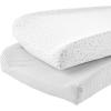 imageSimple Joys by Carters Baby 2Pack Cotton Changing Pad CoversWhite StarsStripe