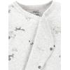 imageSimple Joys by Carters unisexbaby 4pack Side Snap BodysuitBrownGrey Forest AnimalsWhiteBear Print