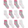 imageSimple Joys by Carters Baby Boys 12Pack SocksGreyPinkWhite