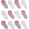 imageSimple Joys by Carters Baby Boys 12Pack SocksPinkGreyWhite