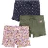 Denim Dots/Olive Hearts/Pink Floral