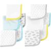 imageSimple Joys by Carters Unisex Babies Washcloth Set Pack of 10White  ElephantsDots