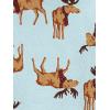 imageSimple Joys by Carters Baby 3Piece Snugfit Cotton Holiday Pajama SetBurgundy StripeLight Blue Moose
