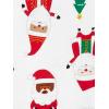 imageSimple Joys by Carters Baby 3Piece Snugfit Cotton Holiday Pajama SetRed StripeWhite Christmas Print