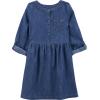 imageSimple Joys by Carters Girls 2Pack Stretch Rib DressesBrown CheetahDark Denim