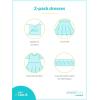 imageSimple Joys by Carters Girls 2Pack Stretch Rib DressesOlivePink