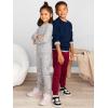 imageSimple Joys by Carters girls 4piece Playwear SetGrey FloralRaspberry Red