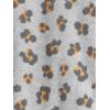 imageSimple Joys by Carters Girls 2Pack Loosefit Fleece Footed PajamasGrey LeopardPink Llama