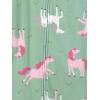 imageSimple Joys by Carters Girls 2Pack Loosefit Fleece Footed PajamasMint Green HorsesRaspberry Red Floral