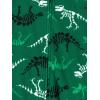 imageSimple Joys by Carters Kids Holiday Loosefit Flame Resistant Fleece Footed PajamasBlack Forest AnimalsDark Green Dinosaur