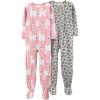 Grey Leopard/Pink Llama