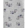 imageSimple Joys by Carters Boys 3Pack Long Sleeve ShirtsGrey DogsNavyRed Double Stripe