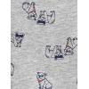 imageSimple Joys by Carters Boys 3Pack Long Sleeve ShirtsGrey DogsRed Double StripeNavy