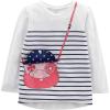 imageSimple Joys by Carters Girls 3Pack Graphic LongSleeve TeesGlitterKittyPurse