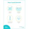 imageSimple Joys by Carters Boys 3Pack Thermal Long Sleeve ShirtsGrey HeatherNavy StripeTeal Green