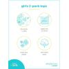 imageSimple Joys by Carters Girls LongSleeve Shirts Pack of 3Grey DotsPinkWhite Floral