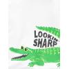 imageSimple Joys by Carters Toddlers and Baby Boys Swimsuit Trunk and Rashguard SetBlack Crocodile Print