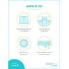 imageSimple Joys by Carters Toddlers and Baby Boys Swimsuit Trunk and Rashguard SetBlue White Dinosaur
