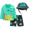 imageSimple Joys by Carters Toddlers and Baby Boys Swimsuit Trunk and Rashguard SetFrogs