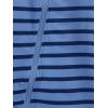 imageSimple Joys by Carters Boys 2Pack 1Piece Zip RashguardsNavy Sea FriendsPurple Stripe