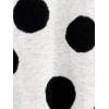 imageSimple Joys by Carters Girls 3Pack Snug Fit Footed Cotton PajamasBrown Animal PrintGrey Polka DotWhite Stripe