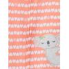 imageSimple Joys by Carters Girls 3Pack Snug Fit Footed Cotton PajamasHeartsLlamaSea Friends