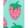 imageSimple Joys by Carters Girls 6Piece Snug Fit Cotton Pajama SetGreen StrawberriesPink FlamingoRose Llama PrintNavy