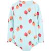 imageSimple Joys by Carters Girls Long Sleeve Zipper One Piece SwimsuitBlue Strawberry