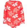 imageSimple Joys by Carters Girls Long Sleeve Zipper One Piece SwimsuitPink Floral
