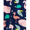 imageSimple Joys by Carters Toddlers and Baby Girls 1Piece Zip Rashguards Pack of 2Navy Sea FriendsPeach Dots