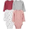 Dusty Pink/Grey/Light Burgundy/White Floral