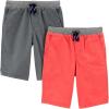 imageSimple Joys by Carters Boys Shorts Pack of 2GreyRed