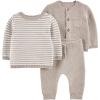 Grey Heather Stripe