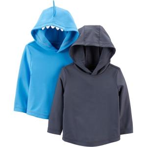 imageSimple Joys by Carters Boys 2Pack Assorted Rashguard SetsNavyShark