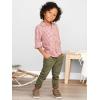 imageSimple Joys by Carters Boys LongSleeve Woven Shirt Pack of 2Green PlaidRed Gingham Plaid