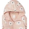 imageSimple Joys by Carters babygirls Waterresistant Snowsuit Set  Hooded Winter JacketPastel Pink Flowers