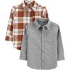 Grey/Maroon Plaid