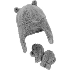 imageSimple Joys by Carters Baby Hat and Mitten SetGrey