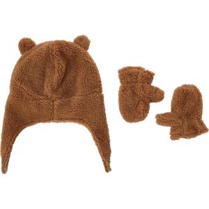 imageSimple Joys by Carters Baby Hat and Mitten SetKhaki Brown