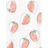 imageSimple Joys by Carters Girls 3Pack Snug Fit Footless Cotton PajamasGrey FloralPink StripeWhite Strawberry