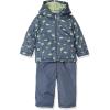 imageSimple Joys by Carters babyboys 2piece Snowsuit Set Winter Jacket and Skibib PantsSlate Grey Dinosaur