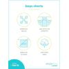 imageSimple Joys by Carters Babies Toddlers and Boys Knit Shorts Pack of 3GreyLight Grey Heather SharksNavy Stripe